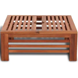 vidaXL Abdeckung Sonnenschirmständer-Verkleidung Holz Braun