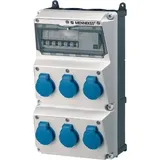 Mennekes Steckdosen-Kombination 930001 IP44 Blau 6 St.