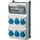 Mennekes Steckdosen-Kombination 930001 IP44 Blau 6 St.