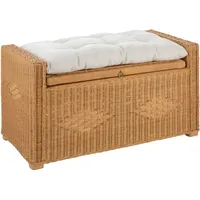 Home Affaire »Schönerempfang, TOPSELLER", (Rattan-Bank), Belastbar bis max. 80