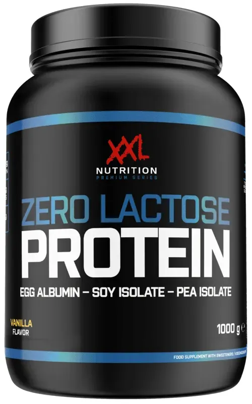 Zero Lactose Protein Pulver Laktosefrei - Vanille - 1000 Gramm - XXL Nutrition