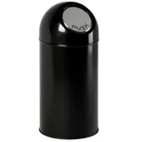 Proregal Klassischer Abfallbehälter 40 l Schwarz