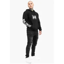 TapouT B3LI3VE Hoodie Schwarz/Weiß M
