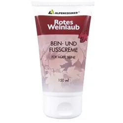 Alpencosmed® Rotes Weinlaub Bein- und Fußcreme