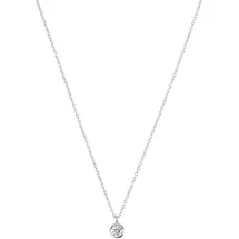 Tom Tailor Kette mit Anhänger Solitär-Optik Silber