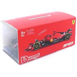 BBURAGO F1 Ferrari SF-23 #16 Leclerc (mit Helm, Maßstab 1:43)