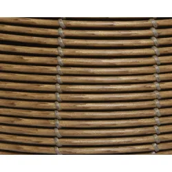 KSD 2 Blumentöpfe 20-24cm Outdoor - Pflanzenkübel Blumenkübel außen Pflanzen Blumen Übertopf Pflanzentopf Pflanzgefäß für draußen Garten Deko Hellbraun