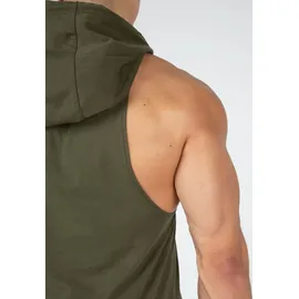 Gorilla Wear Tanktop mit Kapuze - Rogers - Armeegrün