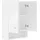 WELLTIME Hängeschrank "Ribera", weiß (weiß, weiß), B:50cm H:71cm T:20cm, MDF, Schränke, Hängeschrank