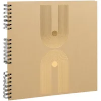 Exacompta Fotoalbum mit Spiralbindung 60S schwarz 32x32 cm -