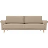 Creation BY ROLF BENZ 2-Sitzer »CR.450, Designsofa, Loungesofa«, modern Landhaus, Füße in Nussbaum, Breite 168 cm beige