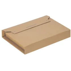 Quali Well Versandkarton Buchverpackung »Multiwell MW-362-E« sehr groß 6,1 L braun, 32.8x7.8x25.3 cm