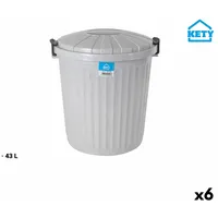 BigBuy Papierkorb 43 L [6 Stück]