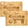 Dune Design Schneidebrett-Set Holz 2 33 x 23 cm Braun