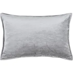 Kissenbezug DONE. "Fame", silber, B:40cm H:1cm L:60cm, Polyester, Polyester, Kissenbezüge, Hohe Lichtreflektion