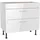 OPTIFIT Unterschrank Optikomfort Rurik986 90 x 87 x 58,4 cm Weiß