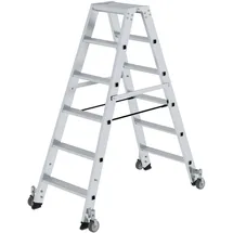Günzburger Munk Stufen-Stehleiter beidseitig 6 Stufen