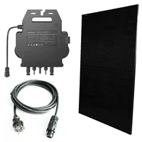Marstek Balkonkraftwerk mit 450W Solarpanel, MI0800W Mikrowechselrichter 0,8kW