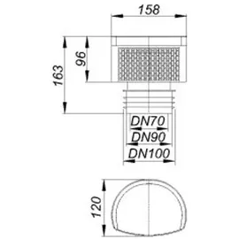 Dallmer DallVent Maxi Rohrbelüfter DN 70/90/100
