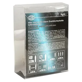 INDA-EXCLUSIV Lichtervorhang LED 2 m Transparent