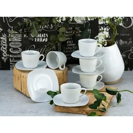 CreaTable Square Kaffeeservice 12-tlg. weiß