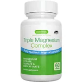Igennus Healthcare Nutrition Igennus Fortschrittlicher Dreifach-Magnesium-Komplex, vollständig ausreagiertes & chelatiertes Glycinat, Taurat & Citrat, Clean Label, hohe Bioverfügbarkeit & Absorption, 60 Tabletten, Vegan