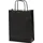 MAILmedia Papiertüte Gewundener Griff 180 x 80 x 240 mm 3,5 L Schwarz 300 Stück