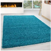 KADIMA DESIGN Teppich Hochflor 300 x 400 cm Blau