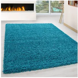 KADIMA DESIGN Teppich Hochflor 300 x 400 cm Blau