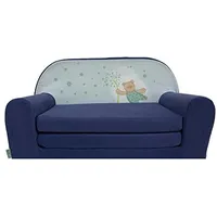 FORTISLINE – Kindersofa Mini ausklappbar 40x78x45cm - Kindersofa für Kinder 2in1 - Kindercouch ausklappbar - Schlafcouch aus Schaumstoff - Abnehmbarer Bezug - Viele Motive