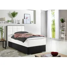 MAINTAL Boxspringbett 210 x 200 cm Weiß