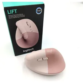 Logitech Lift Vertical Ergonomic rosa