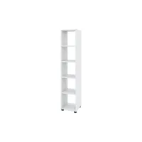 VCM Bücherregal Benas-5 31 x 30 x 152 cm Weiß