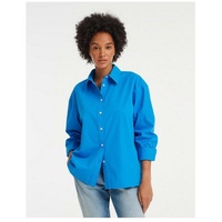 OPUS Hemdbluse aus Baumwolle Modell 'Fiandra', Blau, 38