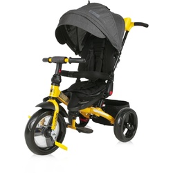 Lorelli Tricycle Jaguar 4 in 1 Schiebestange Sitz drehbar, verstellbar, Faltdach schwarz