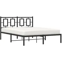 vidaXL 140 x 200 cm Schwarz