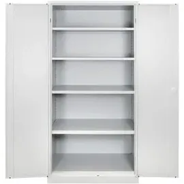 ADB Metallschrank 40752 lichtgrau 92,0 x 60,0 x 195,0 cm, aufgebaut, 1 St.