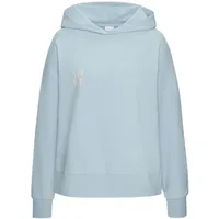 LASCANA Kapuzensweatshirt Damen hellblau, creme bedruckt Gr.32/34