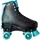 Muuwmi Rollschuh Disco Türkis/Schwarz 31-34