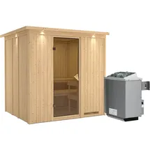 Karibu Saunaofen Sodin 9 kW + Dachkranz