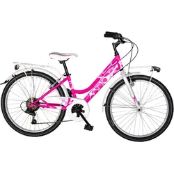 Kinderfahrrad Airbici Red Moon Lady 24“ 6 Gänge fuchsienrosa 24