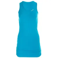 Winshape Damen Longtop mit seitlicher Raffung, türkis, S