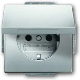 Busch-Jaeger Steckdose,Klappdeckel 20 EUK-866