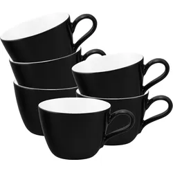 Seltmann Weiden Life Fashion Kaffeetasse 240 ml 6er Set Glamorous Black