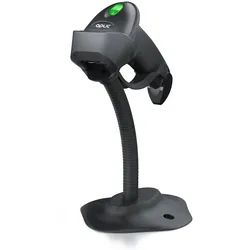 Aplic Handscanner Wireless Barcode Scanner 2.4 GHz 1D 2D, 2000 mAh, inkl. Standfuß