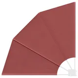 vidaXL Balkon Sichtschutz 115 x 115 cm Rot Stoff