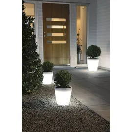 Konstsmide Assisi mit LED Ø 28 x 28 cm weiß