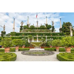Fototapete PAPERMOON "Palastgarten", bunt, B:2,50m L:1,86m, Vlies, Tapeten