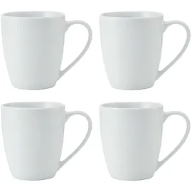 Mikasa Kaffeetasse 0,38 l Weiß 4 St.
