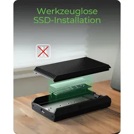 Icy Box IB-1920M-C42 M.2 NVMe Gehäuse mit USB4